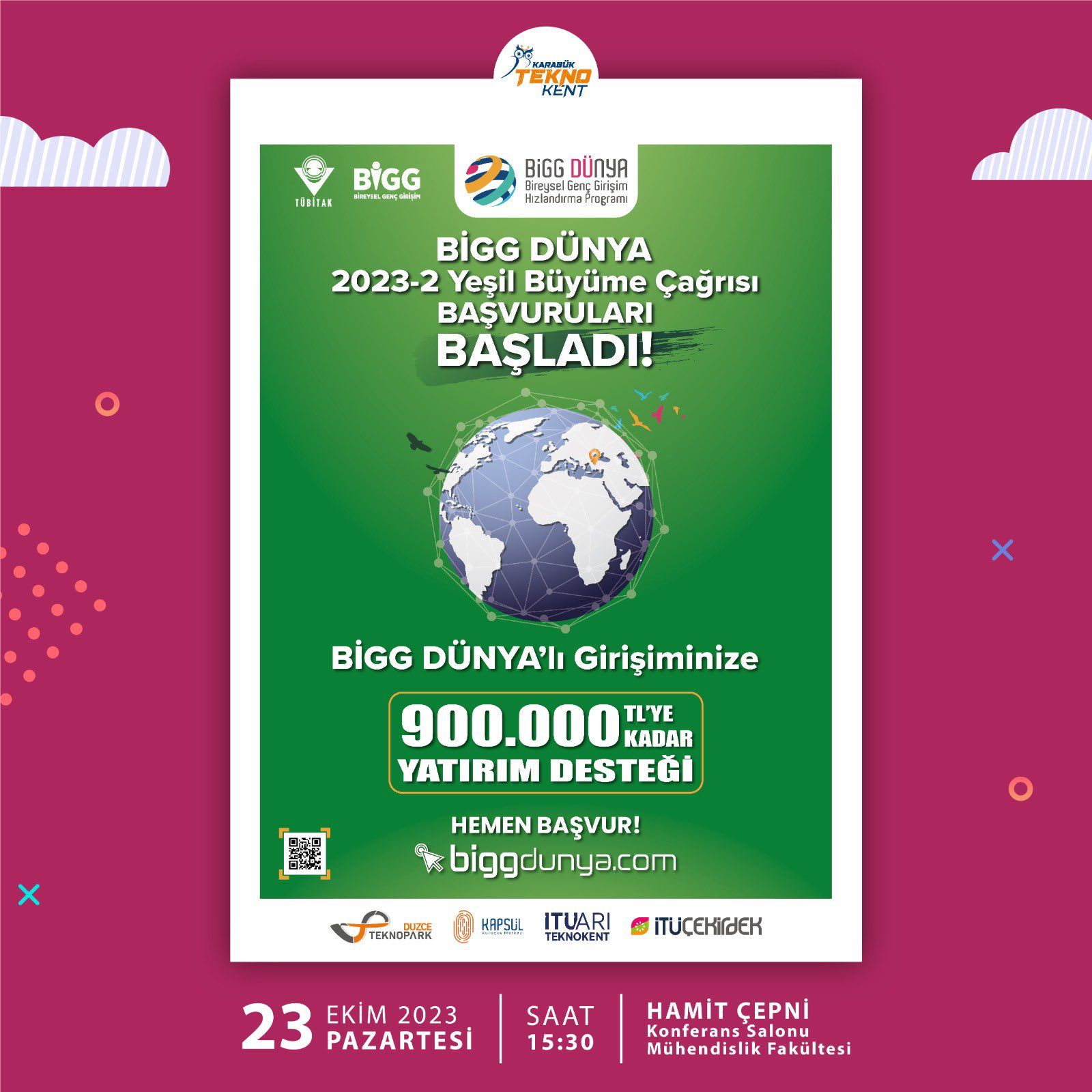 BiGGDÜNYA 2023-2 Yeşil Büyüme Çağrısı Başvuruları Başladı!