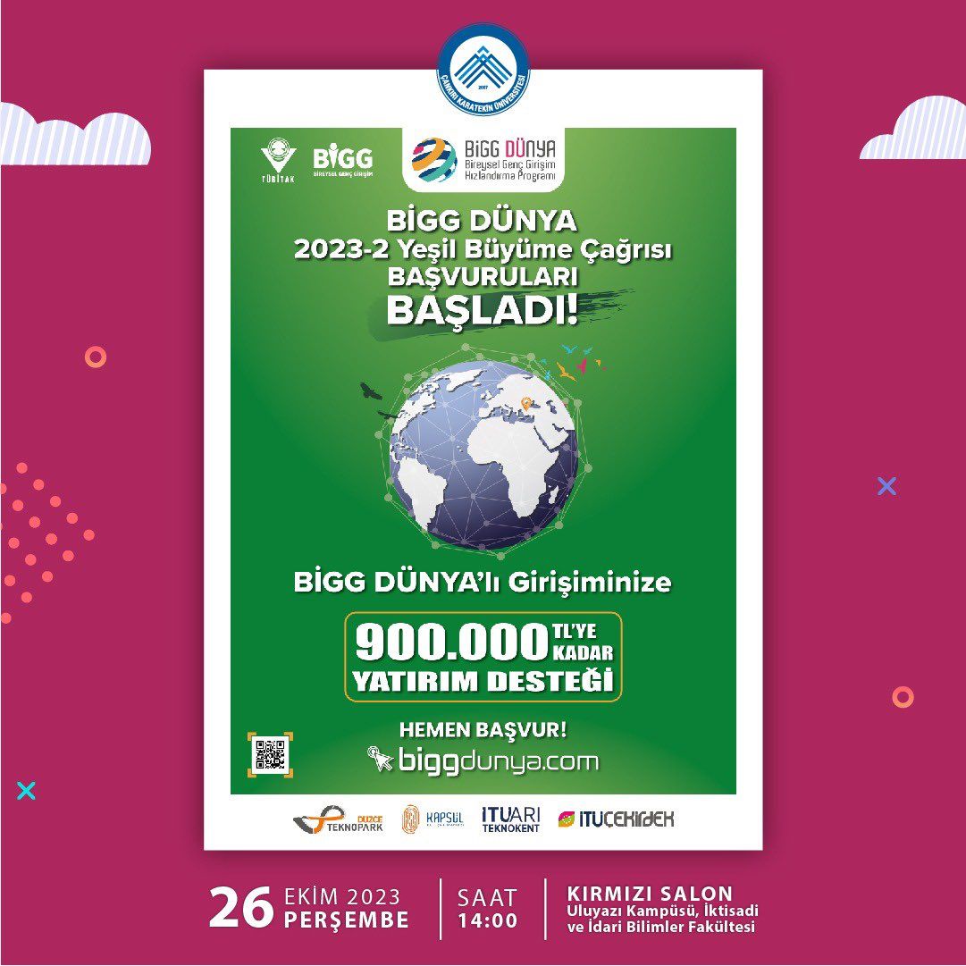 BiGGDÜNYA 2023-2 Yeşil Büyüme Çağrısı Başvuruları Başladı! 