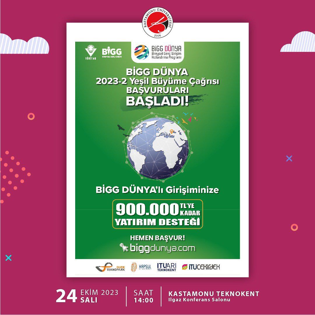 BiGGDÜNYA 2023-2 Yeşil Büyüme Çağrısı Başvuruları Başladı! 