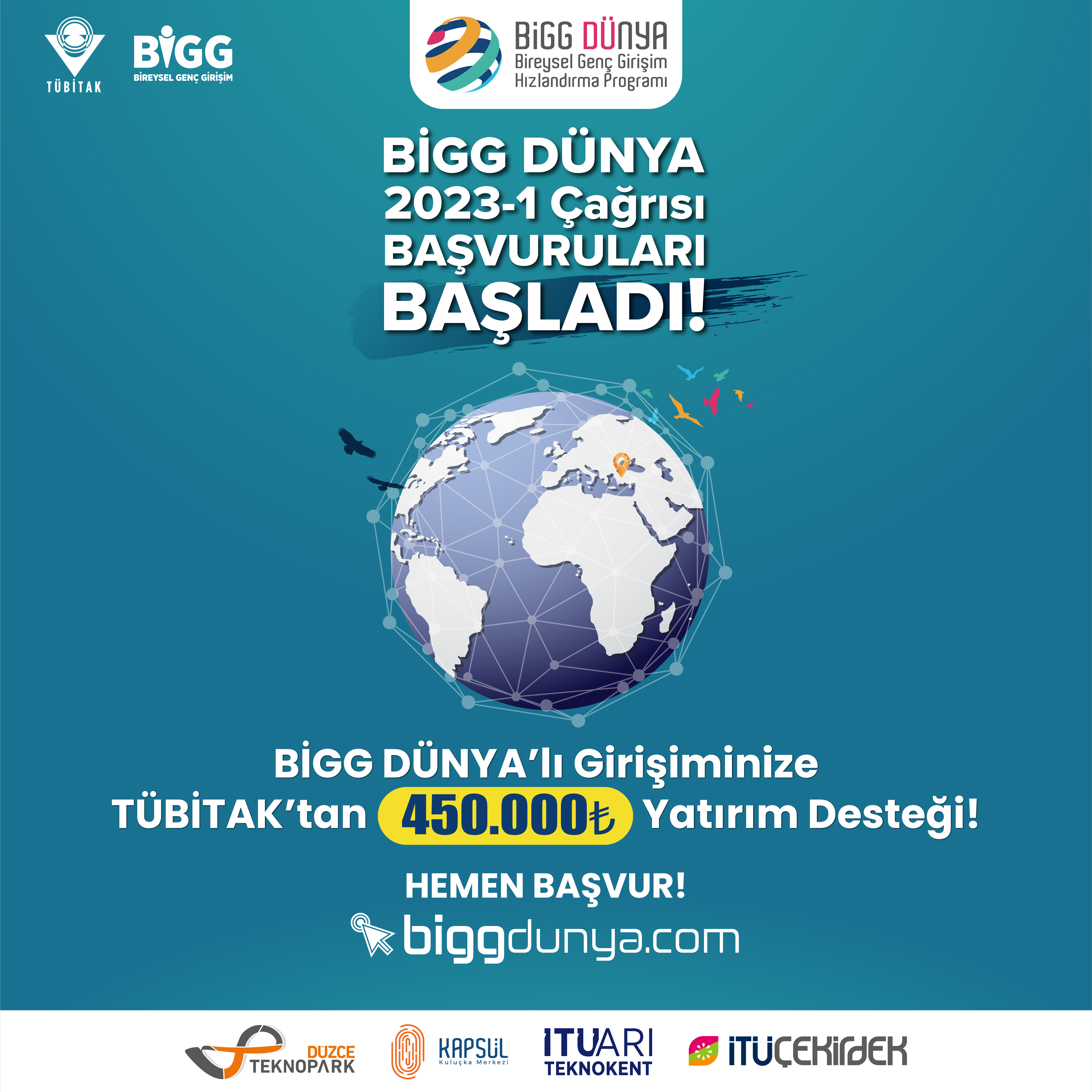  TÜBİTAK 1512-2023-1 BiGG Programı Çağrısı Açıldı! 