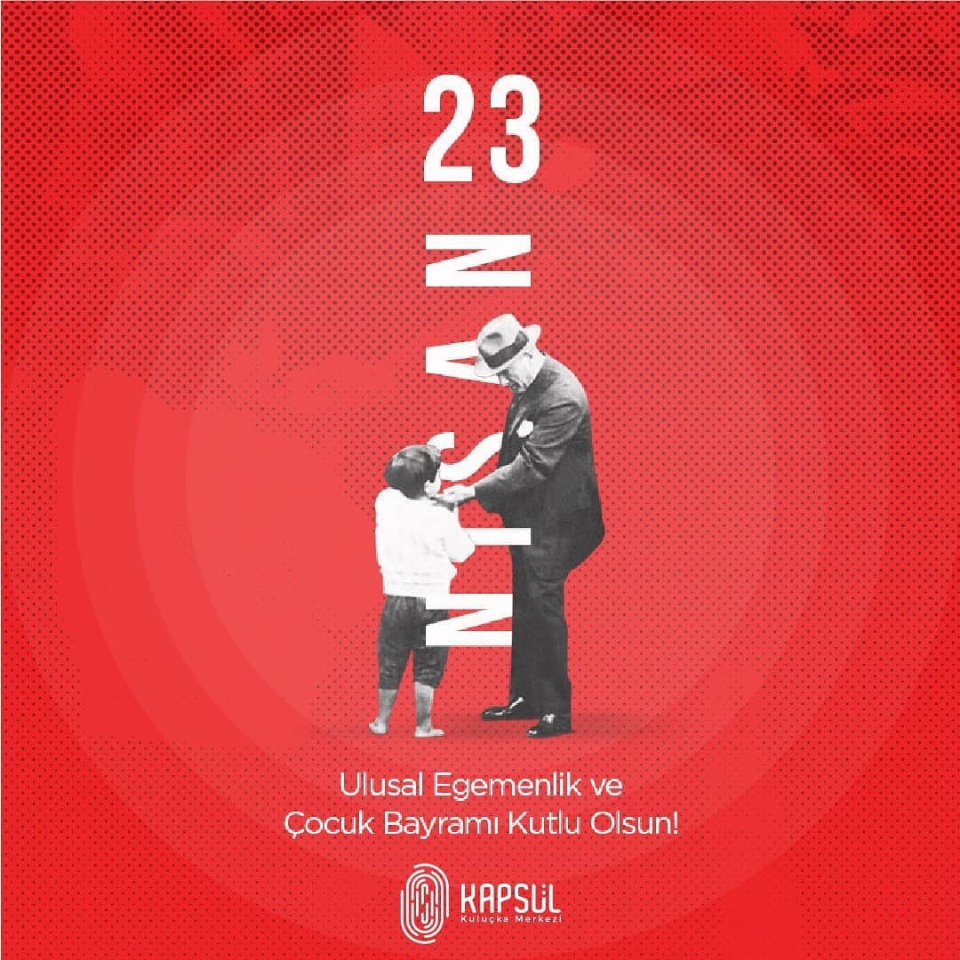 23 Nisan Ulusal Egemenlik ve Çocuk Bayramı'nın 100. Yılı kutlu olsun 🥳