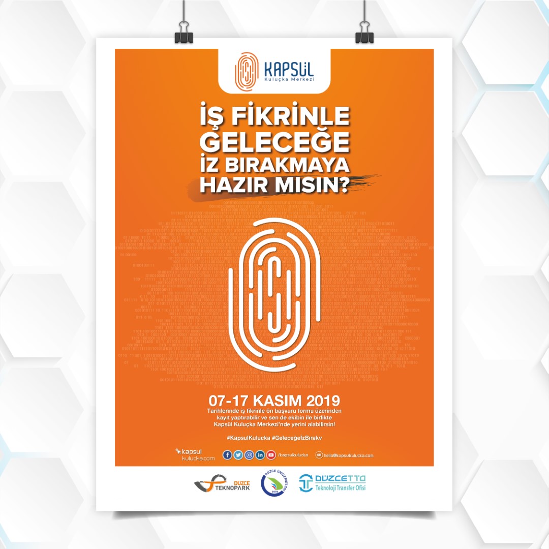 Düzce Teknopark Kapsül Kuluçka Merkezi Programı Başvuruları Başladı!!!